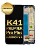 LCD Assembly with Frame for LG K41 / Premier Pro Plus / Harmony 4 (BLACK) (Premium)