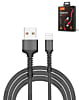 LDNIO LS63 USB A-L Non-MFI Fast Charging Data Cable (GRAY) (3ft) (12W) (Only Ground Shipping)