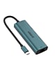 Onten 6in1 USB C Expander (Ethernet + microSD / SD Card Reader + USB 2.0 + USB 3.0 + 5v Input) (Only Ground Shipping)