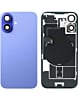 Stock up on the back glass with frame and wireless NFC charging flex and MagSafe magnet for iPhone 16 in ultramarine OEM Pull A Grade.