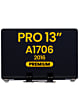 LCD Assembly (SPACE GRAY) (Premium) for MacBook Pro 13" w/ Touch Bar / Pro 13" (A1706 / Late 2016)