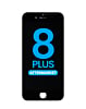 LCD Assembly with Steel Plate for iPhone 8 Plus (Black) (Aftermarket / QV6)