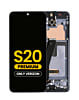 OLED Assembly with Frame for Galaxy S20 (G980 / G981) (Verizon UW) (COSMIC BLACK) (Premium)
