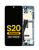 OLED Assembly with Frame for Galaxy S20 (G980 / G981) (Verizon UW) (CLOUD BLUE) (Premium)