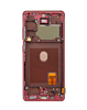 OLED Assembly with Frame for Galaxy S20 FE (G780) (CLOUD RED) (Aftermarket OLED)