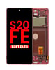 OLED Assembly with Frame for Galaxy S20 FE (G780) (CLOUD RED) (Aftermarket OLED)