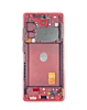 OLED Assembly with Frame for Galaxy S20 FE (G780) (CLOUD RED) (Premium)