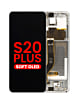 OLED Assembly with Frame for Galaxy S20 Plus 5G (G985 / G986) (CLOUD WHITE) (Aftermarket OLED)