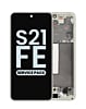OLED Assembly with Frame for Galaxy S21 FE G990 (OLIVE) (Service Pack)