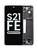 OLED Assembly with Frame for Galaxy S21 FE G990 (GRAPHITE) (Service Pack)