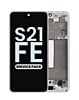 OLED Assembly with Frame for Galaxy S21 FE G990 (WHITE) (Service Pack)
