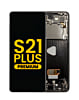 OLED Assembly with Frame for Galaxy S21 Plus 5G (G996) (PHANTOM BLACK) (Premium)