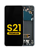 OLED Assembly with Frame for Galaxy S21 (G991) (PHANTOM BLACK) (Premium)