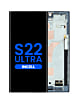 LCD Assembly with Frame for Galaxy S22 Ultra (S908) (PHANTOM BLACK) (Aftermarket Incell) (Does not support Fingerprint)