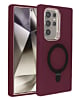 Support Heavy Duty Case w/ Wireless Charging Kickstand - MAROON for Galaxy S23 Ultra (Only Ground Shipping)