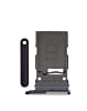 Stock up on the single SIM card tray for Galaxy S23 Ultra in phantom black.