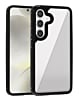 Luxury Shockproof Clear Case - BLACK for Galaxy S25 Plus (Only Ground Shipping)