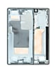 Stock up on the Middle Frame Housing for Galaxy S25 Ultra 5G, North American version, in titanium black.
