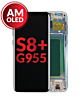 OLED Assembly with Frame for Galaxy S8 Plus (G955) (CORAL BLUE) (Aftermarket OLED)