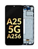OLED Assembly with Frame for Galaxy A25 5G (A256 / 2023) (Premium)