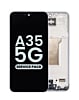 OLED Assembly with Frame for Galaxy A35 5G (A356 / 2024) (AWESOME ICEBLUE) (Service Pack)