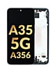OLED Assembly with Frame for Galaxy A35 5G (A356 / 2024) (AWESOME NAVY) (Premium)