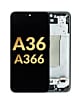 OLED Assembly with Frame for Galaxy A36 (A366/2025) (BLACK) (Premium)