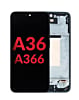 OLED Assembly with Frame for Galaxy A36 (A366/2025) (BLACK) (Aftermarket OLED)
