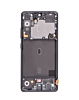 OLED Assembly with Frame for Galaxy A51 5G (A516 / 2020) (PRISM CUBE BLACK) (Non Verizon) (Aftermarket OLED)