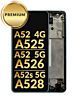 OLED Assembly with Frame for Galaxy A52 4G (A525 / 2021) / A52 5G (A526 / 2021) / A52s 5G (A528 / 2021) (AWESOME BLUE) (Premium)