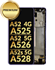 OLED Assembly with Frame (AWESOME VIOLET) (Premium) for Galaxy A52 4G (A525 / 2021) / A52 5G (A526 / 2021) / A52s 5G (A528 / 2021)
