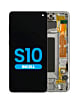 LCD Assembly with Frame for Galaxy S10 (G973) (without Fingerprint Sensor) (PRISM WHITE) (Aftermarket)