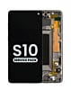 OLED Assembly with Frame for Galaxy S10 G973 (PRISM BLACK) (Service Pack)