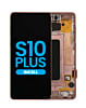 LCD Assembly with Frame for Galaxy S10 Plus (G975) (without Fingerprint Sensor) (FLAMINGO PINK) (Aftermarket)