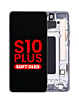 OLED Assembly with Frame for Galaxy S10 Plus (G975) (PRISM BLACK) (Aftermarket OLED)