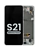 OLED Assembly with Frame for Galaxy S21 G991 (PHANTOM GRAY) (Service Pack)