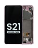 OLED Assembly with Frame for Galaxy S21 G991 (PHANTOM VIOLET) (Service Pack)