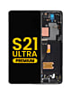 OLED Assembly with Frame for Galaxy S21 Ultra 5G (G998) (PHANTOM BLACK) (Premium)