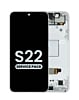 OLED Assembly with Frame for Galaxy S22 S901 (PHANTOM WHITE) (Service Pack)