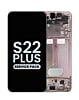 OLED Assembly with Frame for Galaxy S22 Plus S906 (PINK GOLD) (Service Pack)