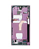 OLED Assembly with Frame for Galaxy S22 Ultra S908 (BURGUNDY) (Service Pack)