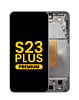 Buy the OLED assembly with frame for Galaxy S23 Plus S916 in phantom black. Premium quality.