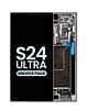 OLED Assembly with Frame for Galaxy S24 Ultra S928 (TITANIUM BLACK) (Service Pack)