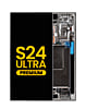 OLED Assembly with Frame for S24 Ultra (S928) (TITANIUM BLACK) (Premium)