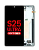 OLED Assembly with Frame for Galaxy S25 Ultra (S938) (TITANIUM BLACK) (Aftermarket OLED)
