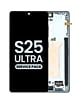 OLED Assembly with Frame for Galaxy S25 Ultra (S938) (TITANIUM BLACK) (Service Pack)
