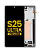 OLED Assembly with Frame for Galaxy S25 Ultra (S938) (TITANIUM BLACK) (Premium)