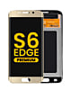 OLED Assembly without Frame for Galaxy S6 Edge (G925) (GOLD) (Premium)
