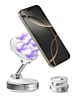 360° Adjustable Vacuum Suction Car Phone Holder for Magsafe - WHITE (Only Ground Shipping)