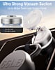 360° Adjustable Vacuum Suction Car Phone Holder for Magsafe - WHITE (Only Ground Shipping)